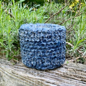 Hypertufa Planter, Hypertufa Pot, Planter, Pot, Succulent Planter, Garden Decor, Home Decor, Handmade, Unique, Blue, Funky, Herb Planter