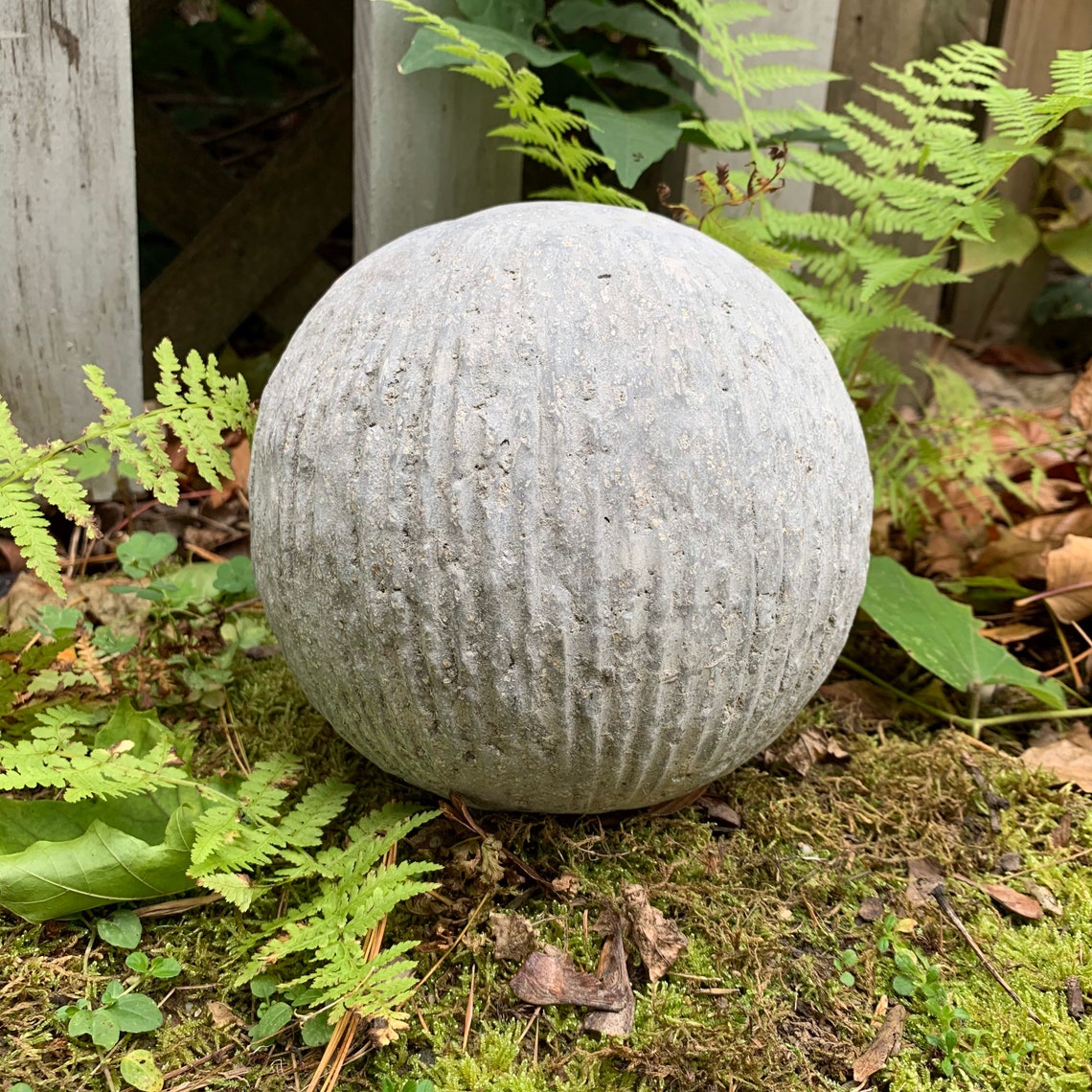 Hypertufa Sphere Sphere Garden Ball Cement Ball Garden | Etsy
