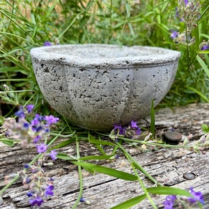 Hypertufa Planter, Hypertufa Pot, Planter, Pot, Succulent Planter, Garden Decor, Home Decor, Handmade, Rustic, Unique, Scalloped Shape