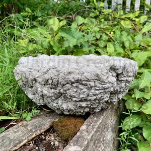 Hypertufa Planter, Hypertufa Pot, Planter, Pot, Succulent Planter, Herb Planter, Home Decor, Garden Decor, Unique, Rustic, Funky, Round