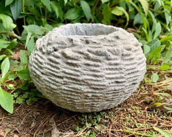 Hypertufa Planter, Hypertufa Pot, Planter, Pot, Herb Planter, Succulent Planter, Flower Pot, Home Decor, Garden Decor, Rustic, Unique