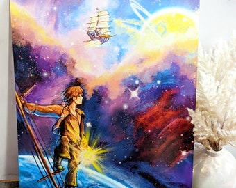 Rattle the Stars- Treasure Planet Jim Hawkins Disney Inspired Art Print