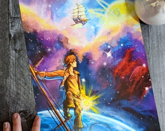 Rattle the Stars- Treasure Planet Jim Hawkins Disney Inspired Art