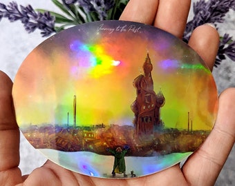 Journey to the Past- Anastasia Anya Dmitri Pookah Inspired Holographic Waterproof Vinyl Sticker