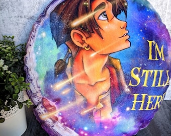 I'm Still Here- Jim Hawkins Treasure Planet Space Port Disney Ultra Soft Double Sided Decorative Throw Pillow