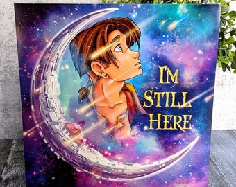 I&#39;m Still Here- Jim Hawkins Treasure Planet Rattle the Stars Disney Inspired Fan Art Print
