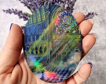 God Help the Outcasts- Disney Hunchback of Notre Dame Esmeralda Waterproof Holographic Vinyl Sticker