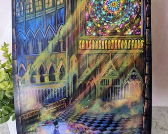 God Help the Outcasts- Hunchback of Notre Dame Esmeralda Quasimodo Disney Inspired Art Print
