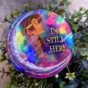Je suis toujours là-Disney Jim Hawkins Treasure Planet Hochet les étoiles autocollant holographique en vinyle imperméable à l'eau