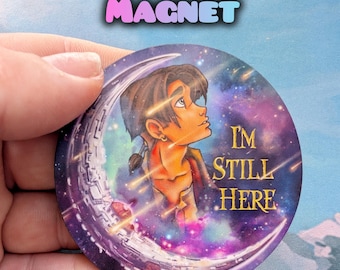 Rattle the Stars- I'm Still Here Treasure Planet Jim Hawkins Disney Inspired Art Fridge Magnet