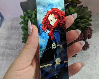 Change Your Fate - Merida Brave Pixar Disney Inspired Aluminum Bookmark