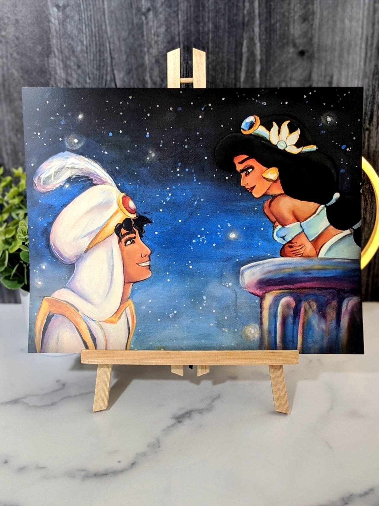 Do You Trust Me Aladdin And Jasmine Disney Art Print Etsy