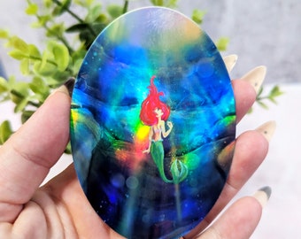 Part of Your World - Disney The Little Mermaid Princess Ariel Grotto Large Holographic Vinyl Waterproof Sticker