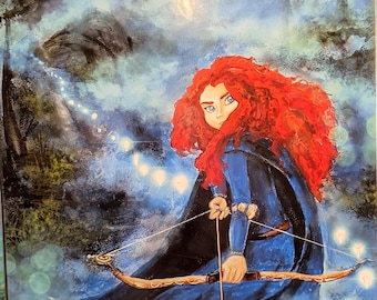 Change Your Fate - Merida Brave Disney Pixar Inspired Art Print