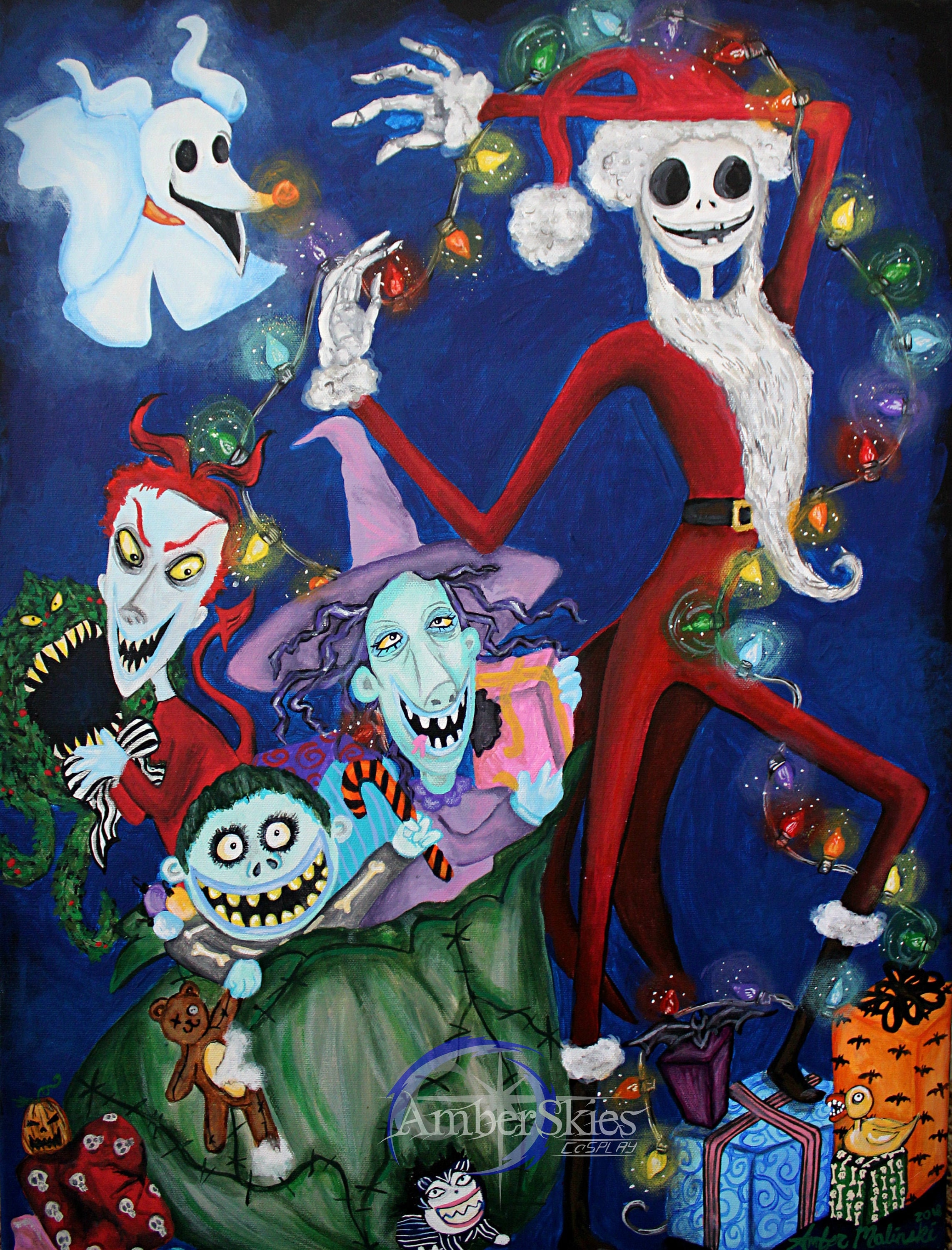 The Nightmare Before Christmas ピンバッチアート Kidnap the Sandy Claws- Nightmare Before Christmas Jack