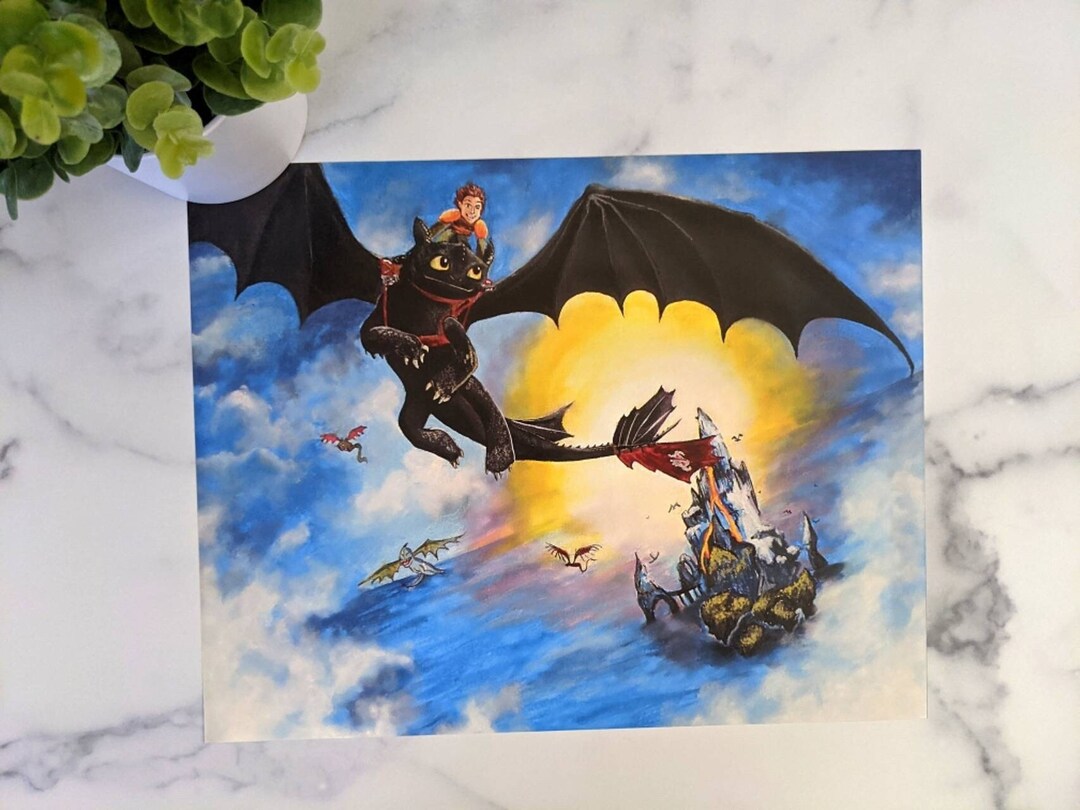 トゥースレスとヒック - ヒックとドラゴン ナイトフューリー アート