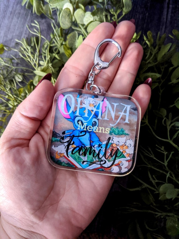 Ohana Means Family- Lilo and Stitch Disney Reversible Double Sided
