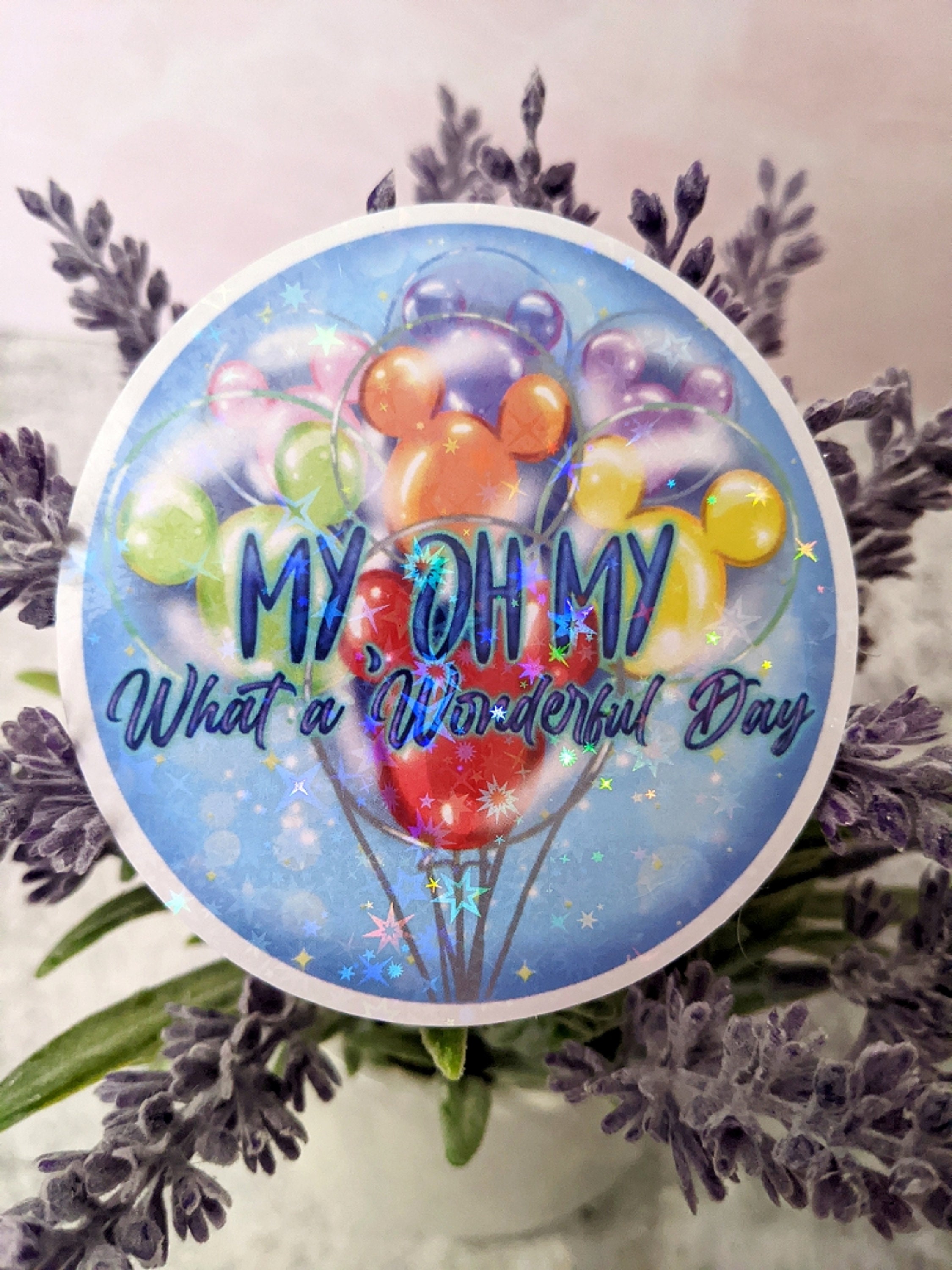 Rainbow Mickey Mouse Disney Stickers Transparent Waterproof 