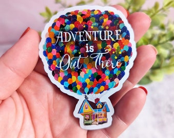 Up Balloon House- Carl Ellie Dug Adventure is Out There Disneyland Walt Disney Pixar Inspired Fridge Magnet