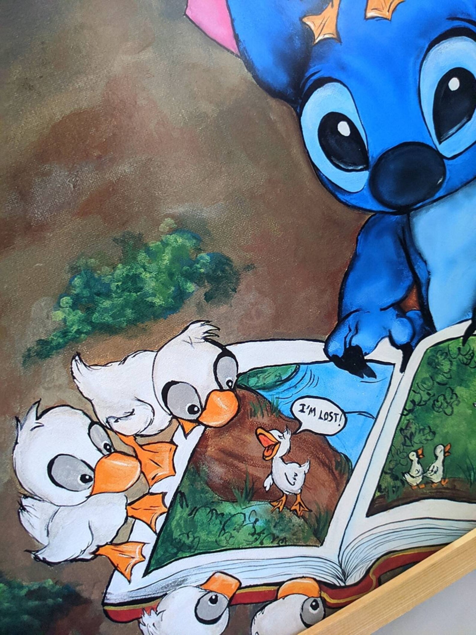 The Ugly Duckling Lilo and Stitch Disney Inspired Art Print Etsy