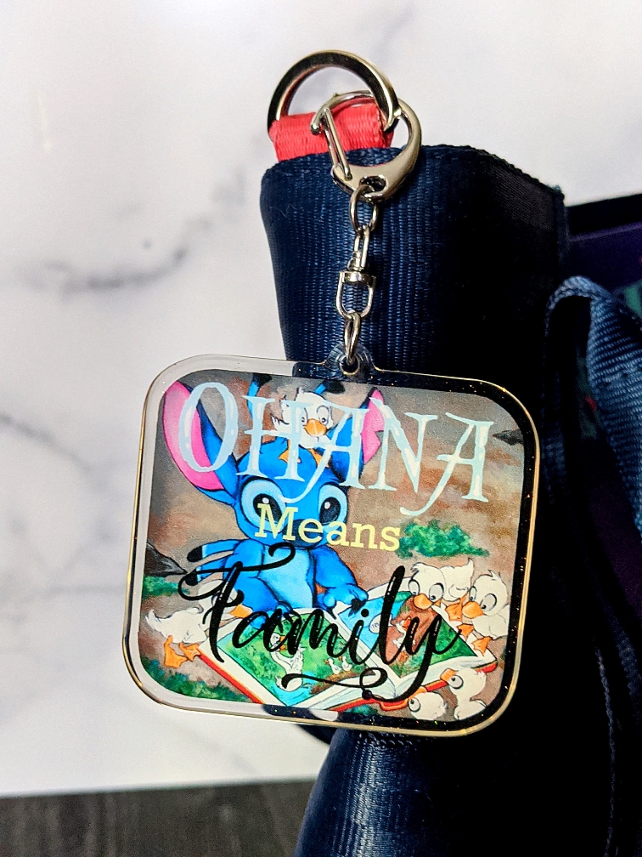 Ohana Means Family- Lilo and Stitch Disney Reversible Double Sided
