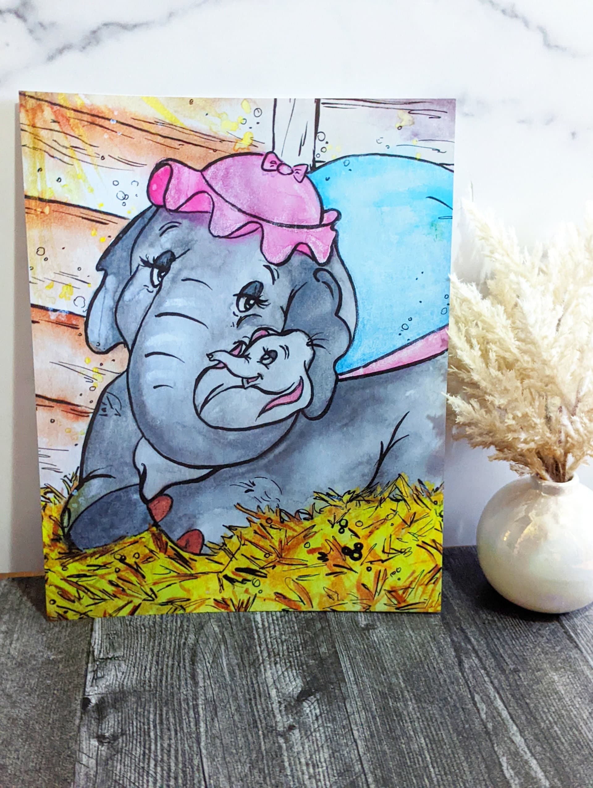 ディズニー 「DUMBO」  絵画 Disney Dumbo – Thomas Kinkade Studios