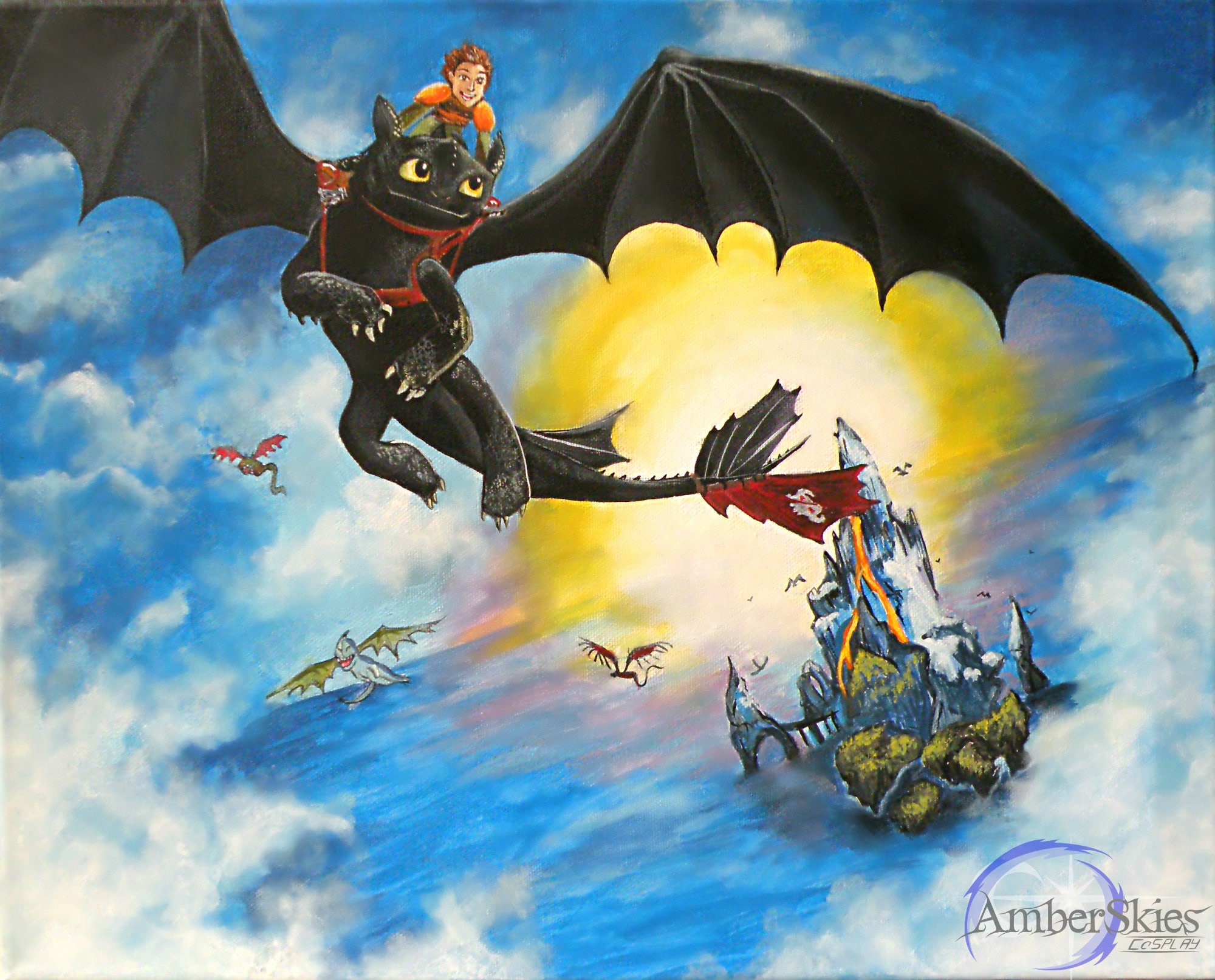 トゥースレスとヒック - ヒックとドラゴン ナイトフューリー アート