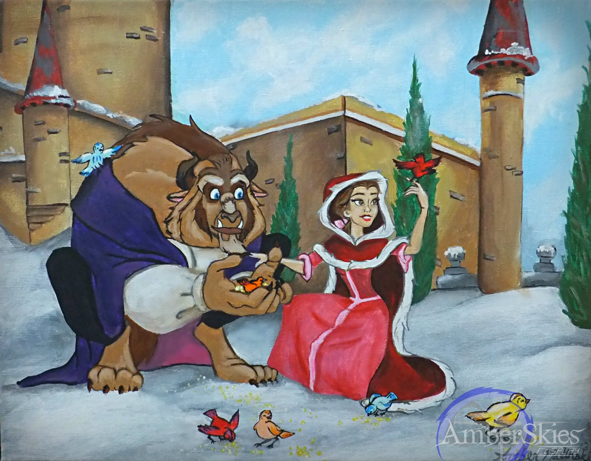 Something There Beauty and the Beast Disney Inspired Princess