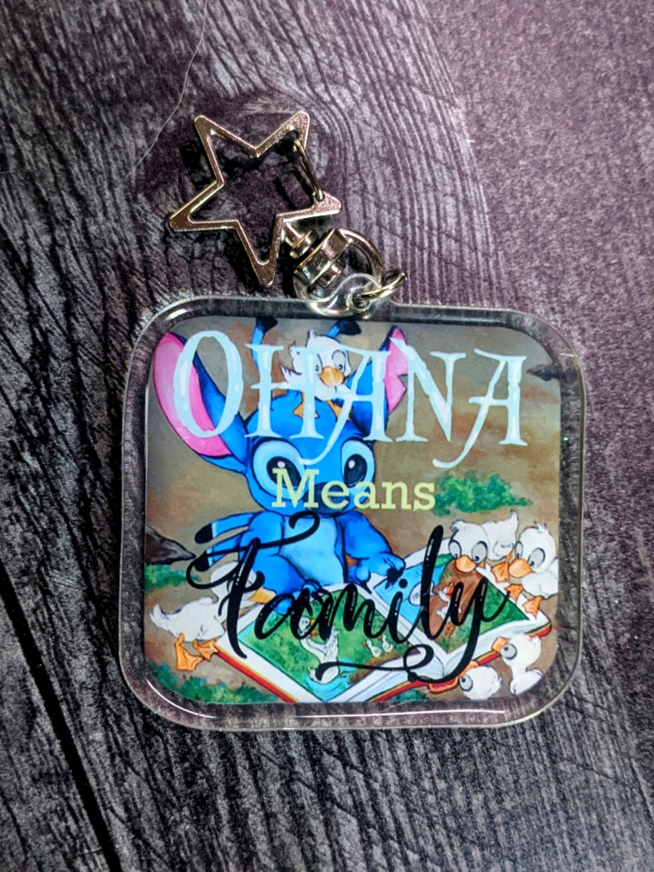 Ohana Means Family- Lilo and Stitch Disney Reversible Double Sided