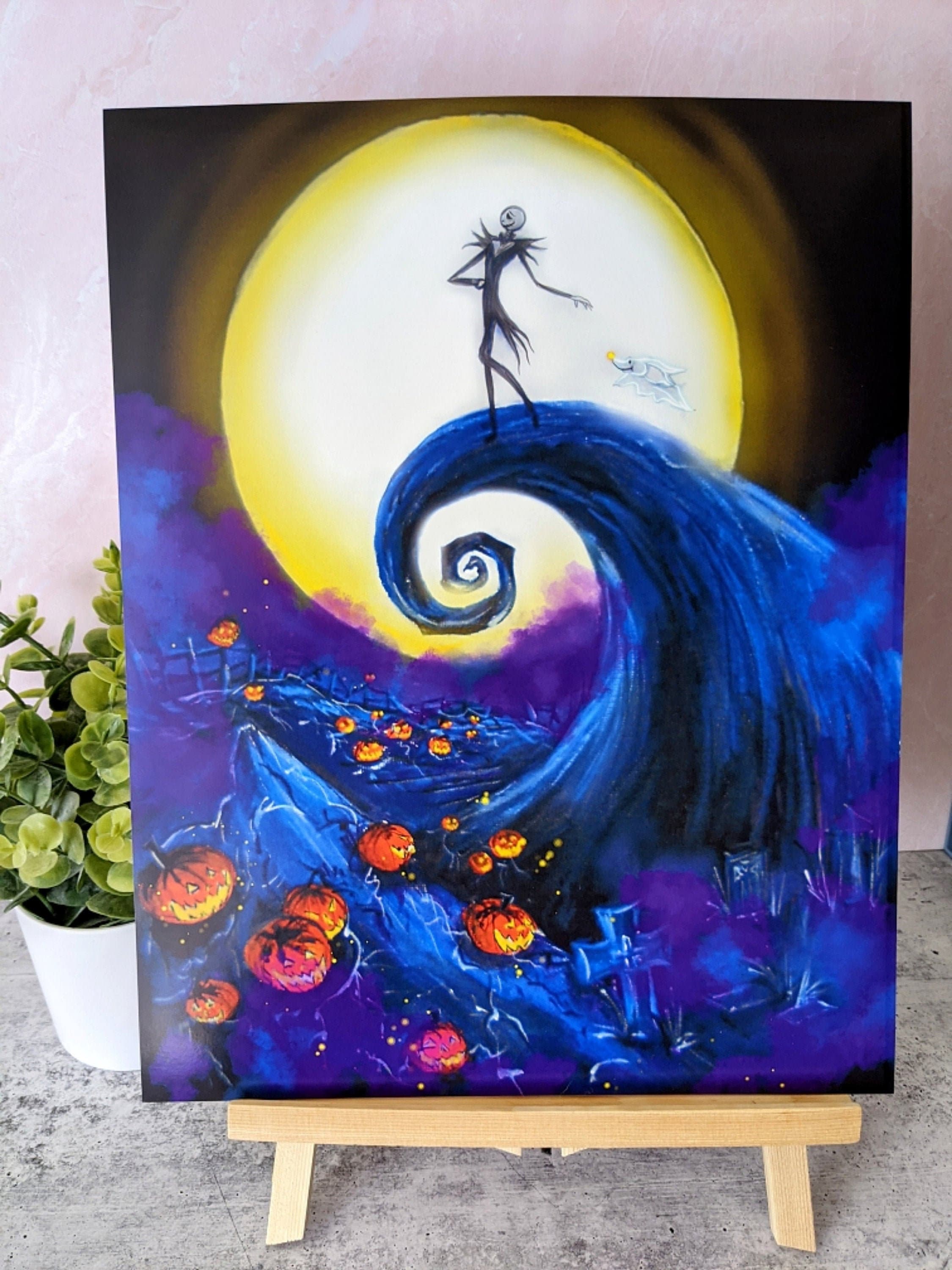 The Nightmare Before Christmas ピンバッチアート Jack's Lament - Nightmare Before Christmas Jack Skellington Zero