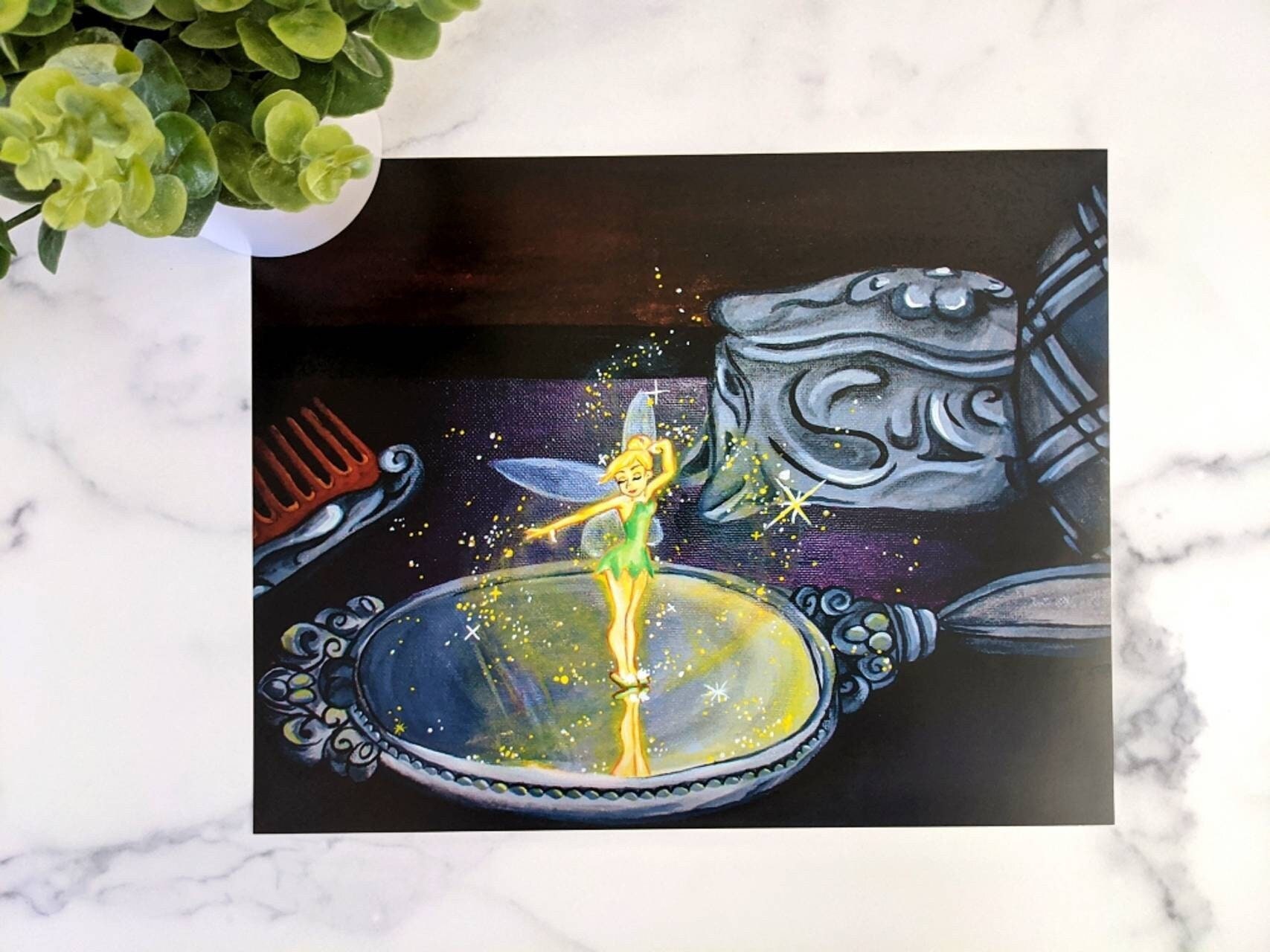 【激レア希少品】ティンカーベルANIMATIONS　絵画型ギミックアート D100 Tinker Bell Icon Series - アートギャラリーエドム