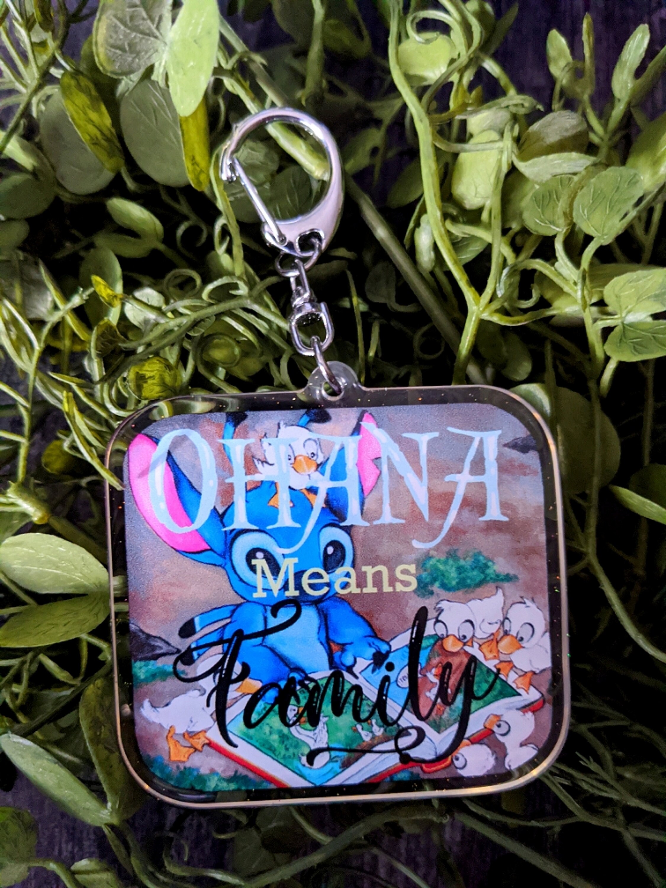 Ohana Means Family- Lilo and Stitch Disney Reversible Double Sided