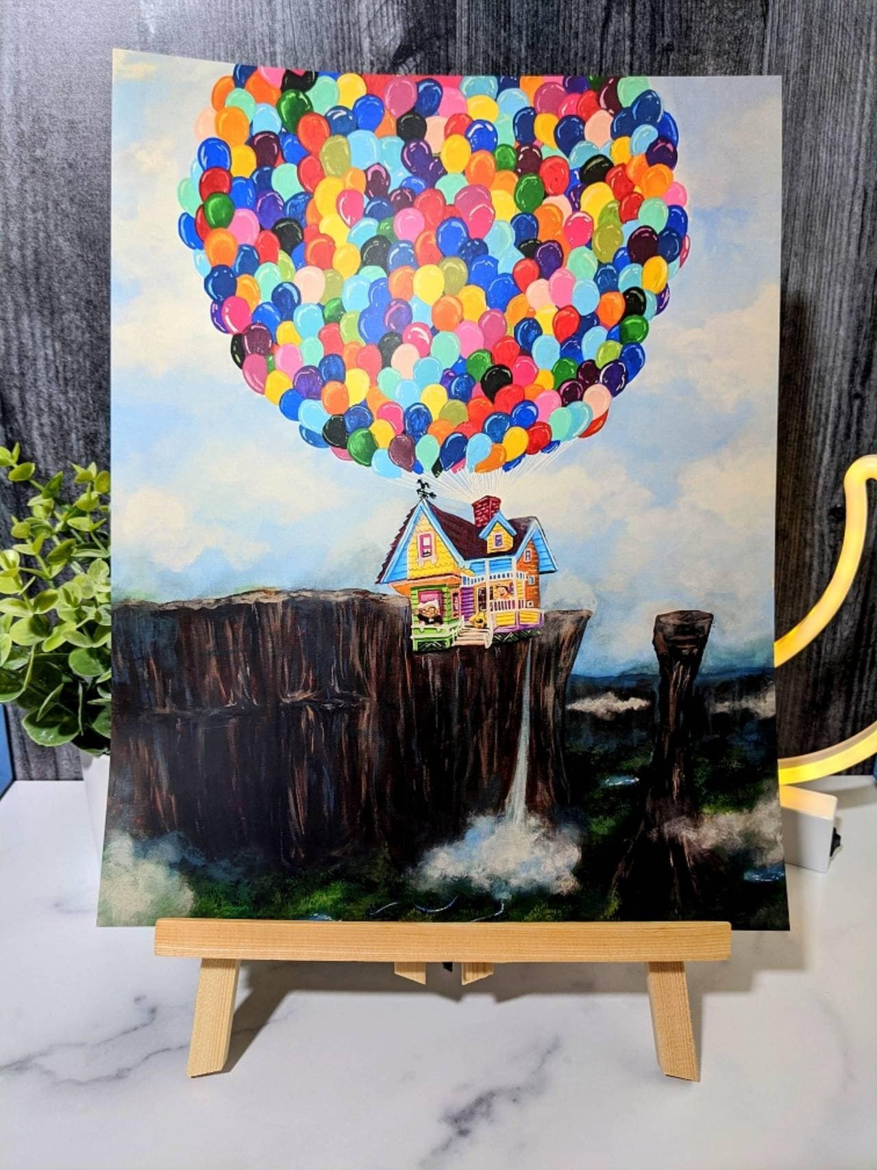 Welcome to Paradise Falls from Disney and Pixar's Up Disney Art