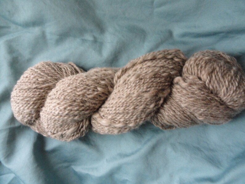 Mohair angora goat yarn2 ply sport weight natural colored Etsy