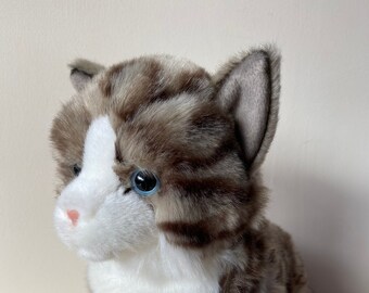 plush tabby cat