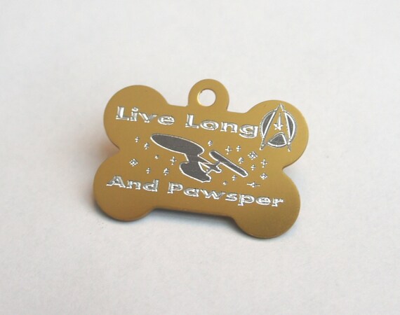 star trek dog tag