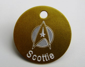 star trek dog tag