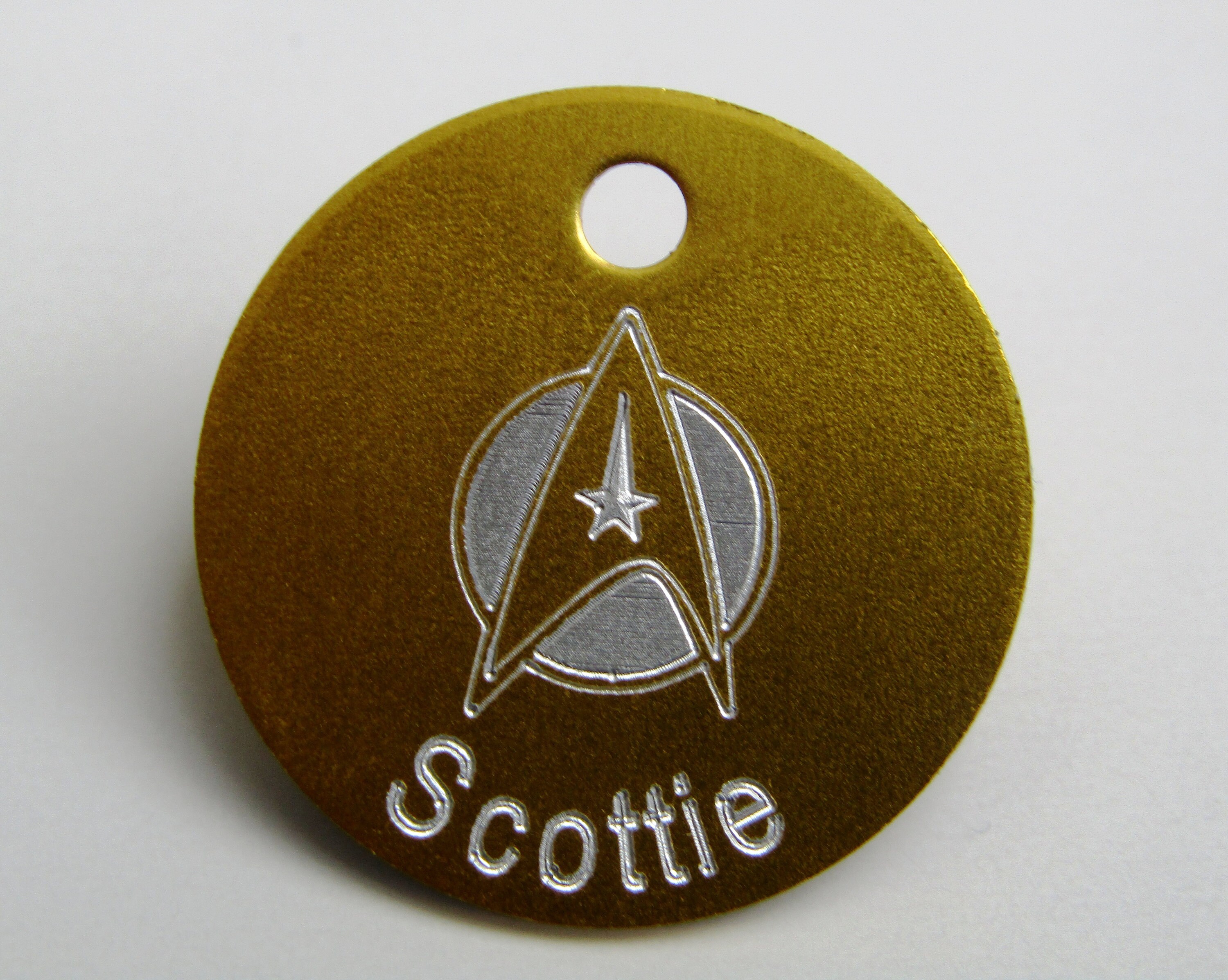 Star Trek Inspired Pet Tag Personalised with your Pets Name on Etsy
