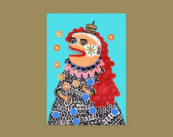 Postcard Clown