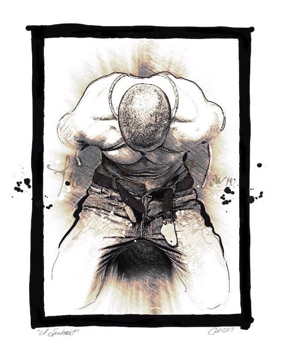Man on man bondage