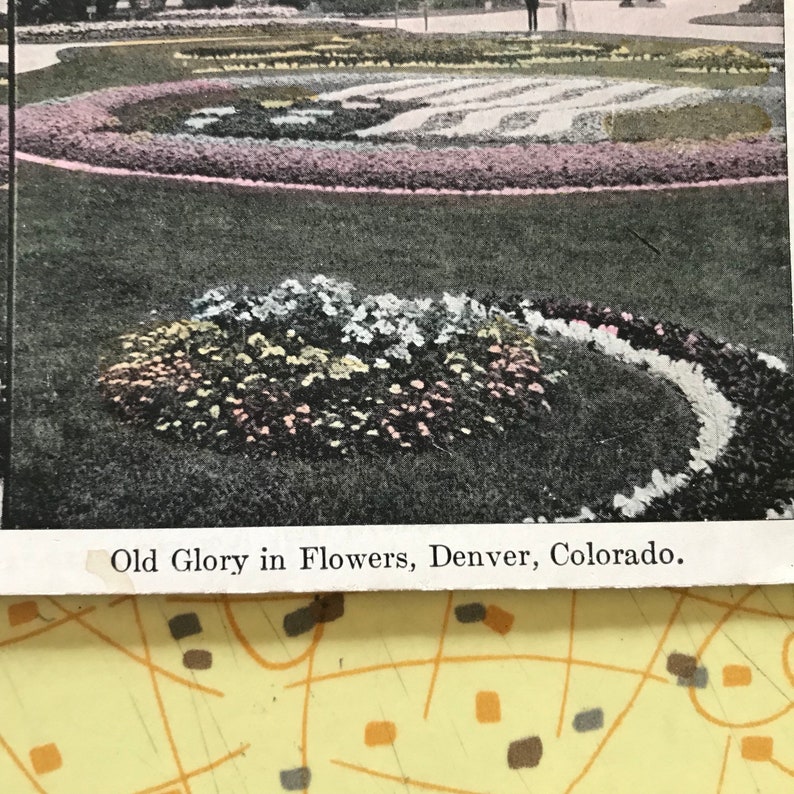 American Places Antique Set of 3 Stereoscope Colorized Photo Slide Cards