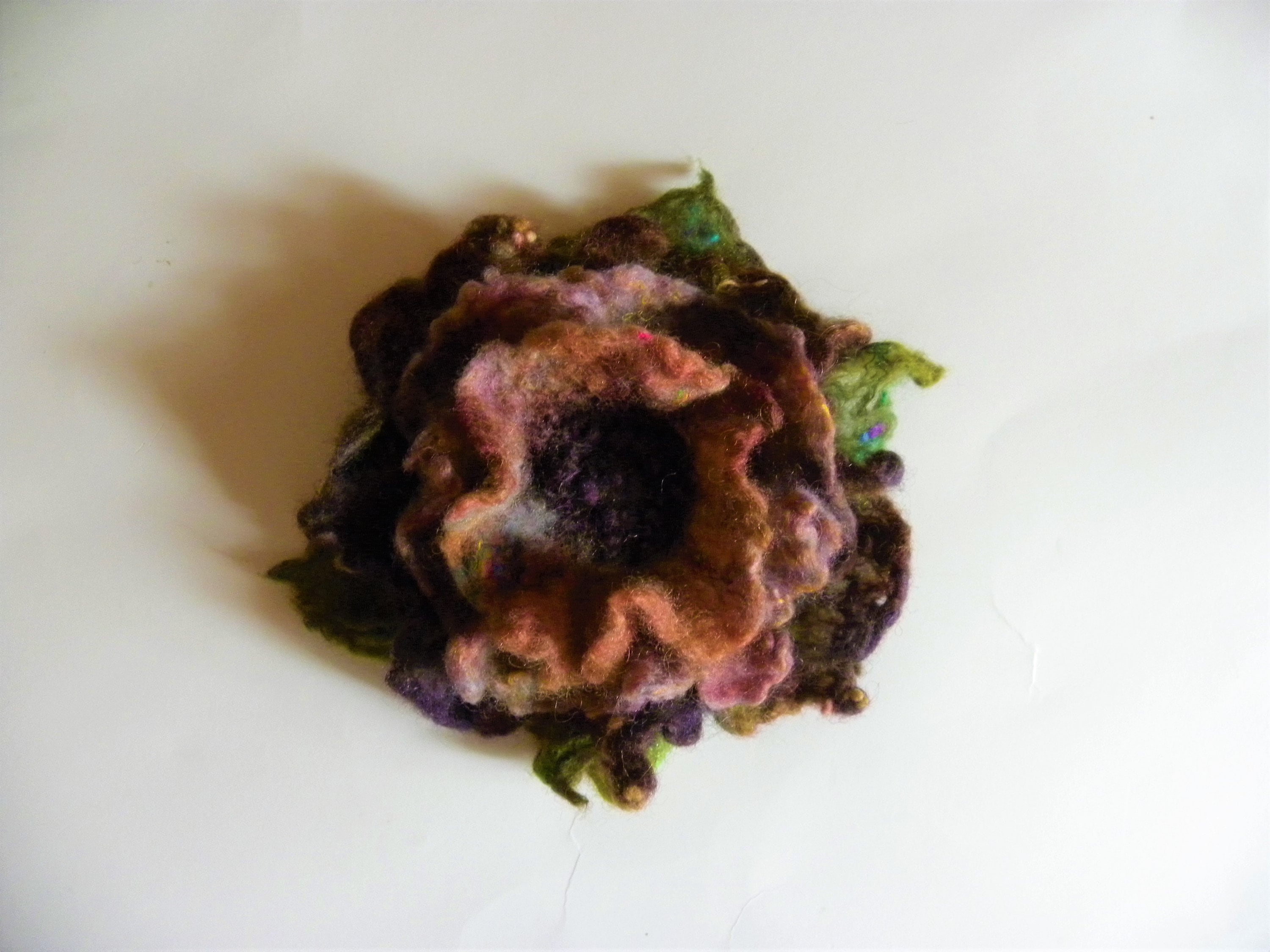 Hand Made Wool Rose Flower Handmade Rose Wet Felt Rose Soft Etsy