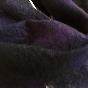 Hand felt wool scarf one of kind wool and silk scarf lace women&#39;s scarf trend fashion wool art