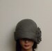 Handmade hat wet felted hat  gray twead hat clocke hat felted cloche women felt cloche hat unique hat trend women>s hat art deco 