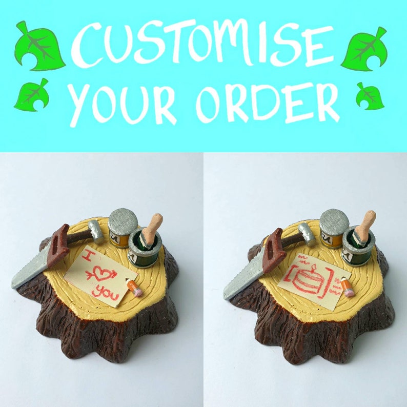 Miniature Outdoor Work Bench Animal Crossing New Horizons Etsy