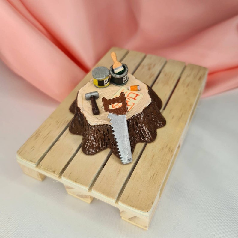 Miniature Outdoor Work Bench Animal Crossing New Horizons Etsy