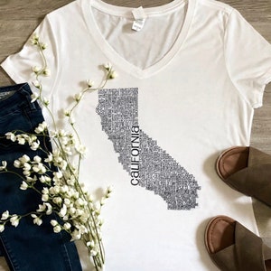 California Shirt, Women’s California Shirt, CA Shirt, California T-Shirt, California TShirt, California Gift, Home Shirt, State Shirt