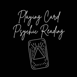 Playing Card Mini Tableau Psychic Reading (PDF & JPG by E-mail)