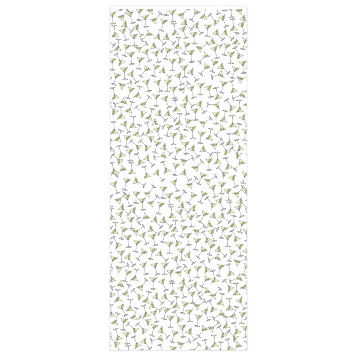 Dirty Martini Cocktail Wrapping Paper Martini and Olives Etsy