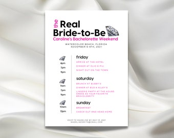 Housewives Bachelorette Invitation Template | BRAVO Party Invite | Digital Download | Customizable | DIY, Bravolebrity, Andy Cohen